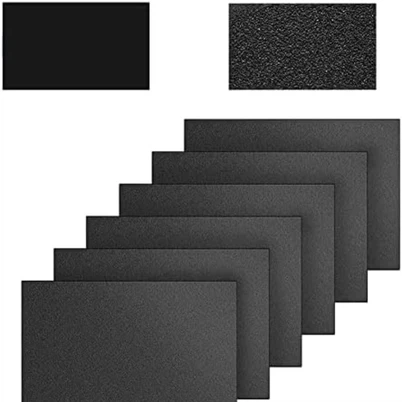 Feuille de plastique ABS noire